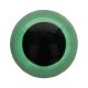 Barvne plastične oči za igrače, zelene,  1 par, 6 mm