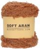 Mehka kosmata preja Soft Aran / rjava 026 / 40 gr, 120 m