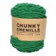 Žametna preja Chunky Chenille / temno zelena 087 / 40 gr, 72 m